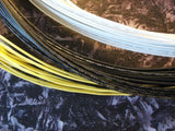 22 awg Handy Pack of PVC Coated Guitar Wire 22 gauge Black - White - Yellow
