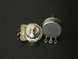 Single CTS US Spec 1/4" Solid Shaft Guitar Potentiometers